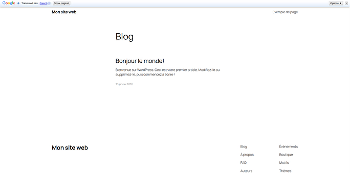 translated website - Google Translate To WordPress