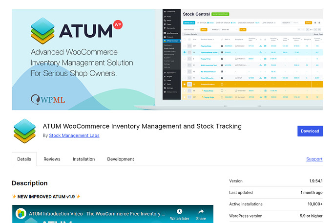 ATUM - WooCommerce Inventory Management