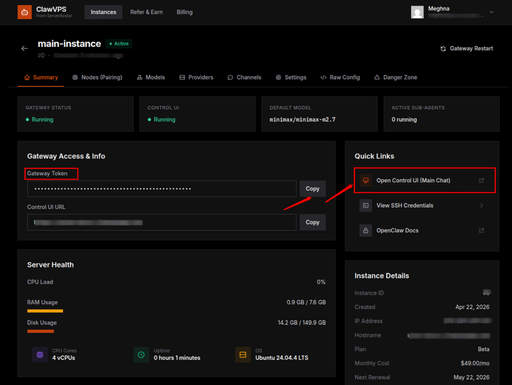 open control ui - Deploy OpenClaw AI