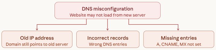 DNS Issues - WordPress post-migration troubleshooting