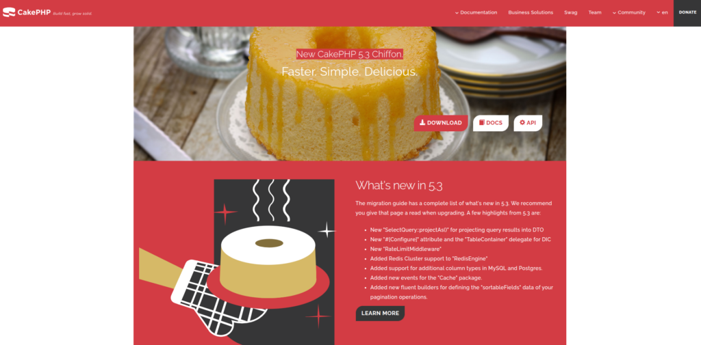 CakePHP - Best PHP frameworks