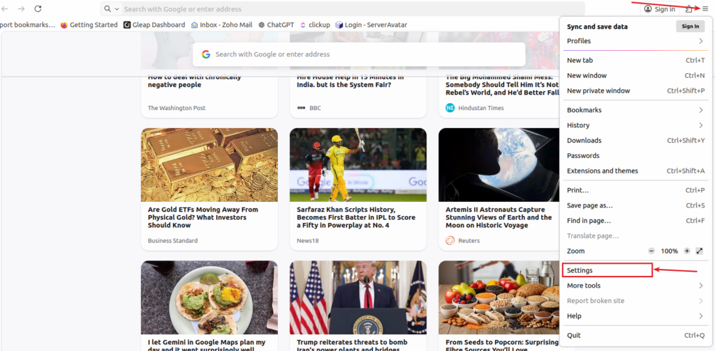 browser cache - clear website cache