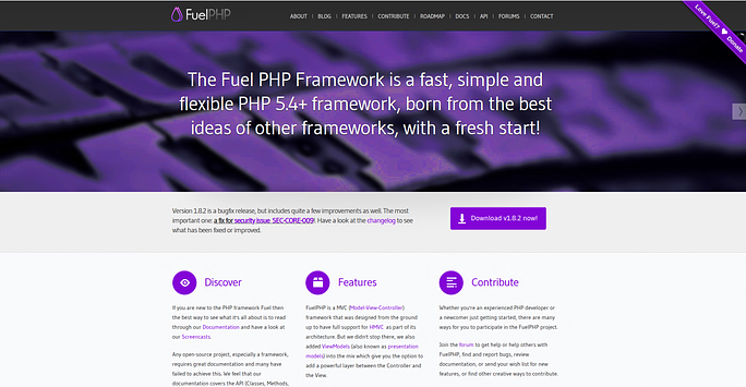 FuelPHP - Best PHP frameworks