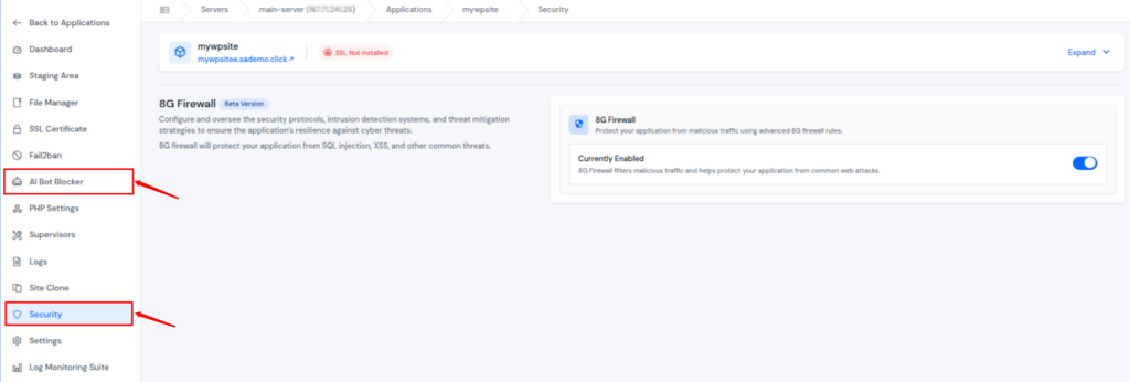 security features - PHP hosting setup checklist