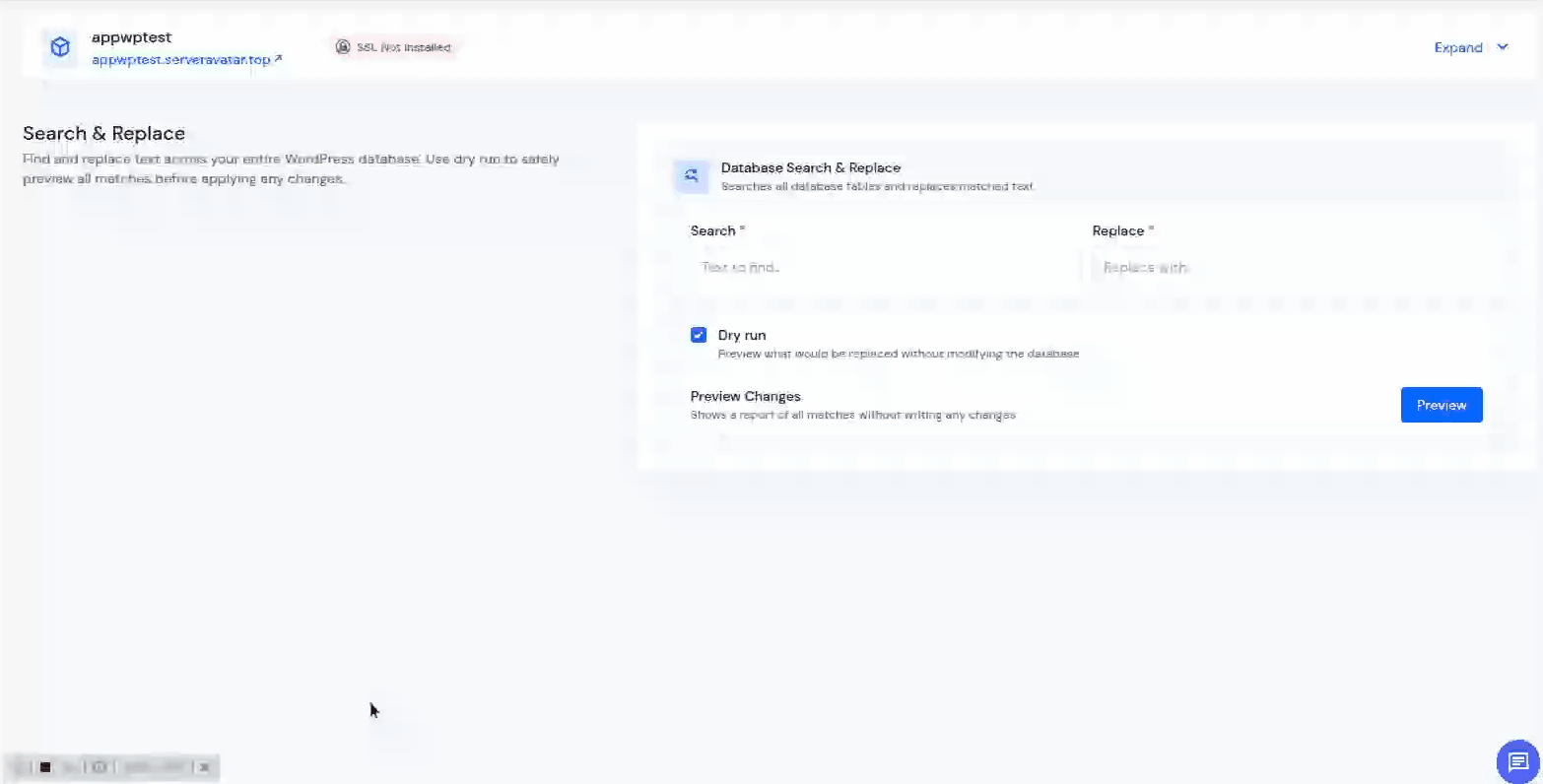 Preview - WordPress Toolkit