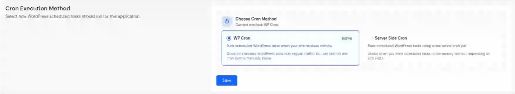 Cron Execution - WordPress Toolkit