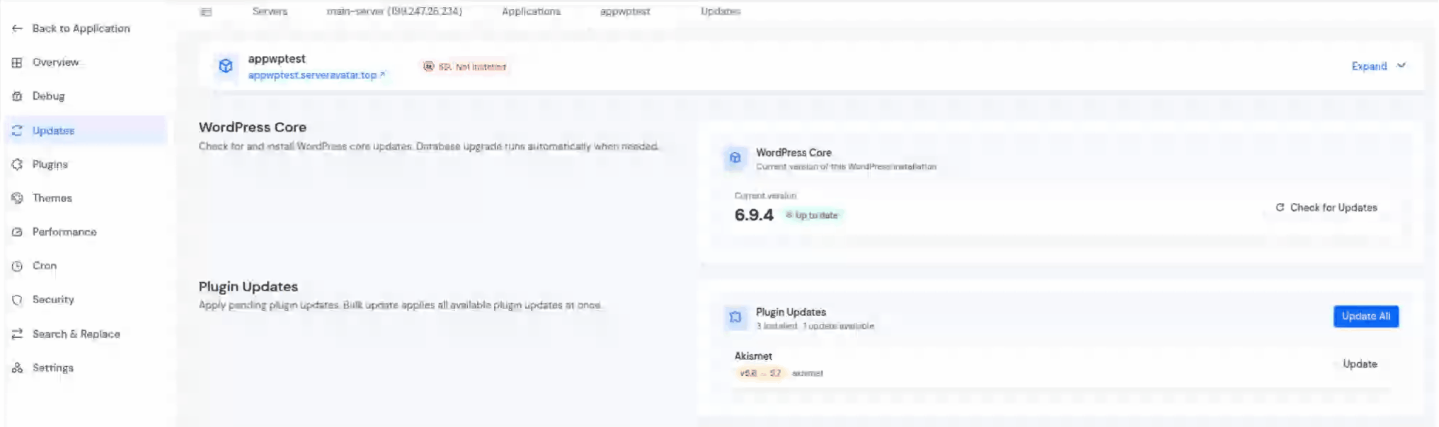 Plugins - WordPress Toolkit
