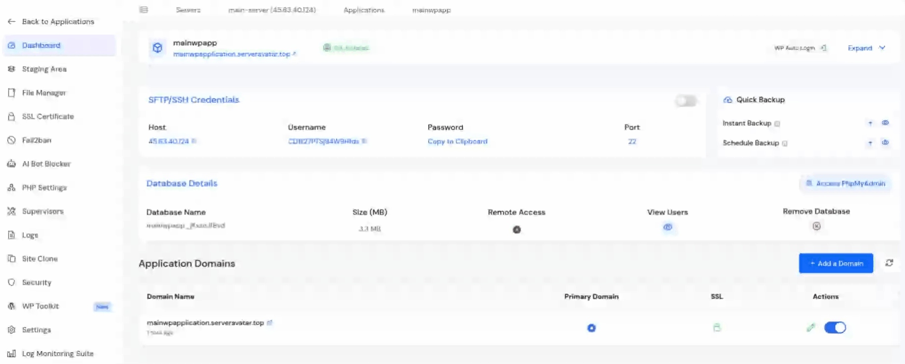 go to update section - Update WordPress