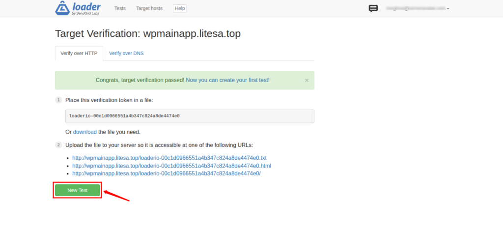 new test - stress testing WordPress websites
