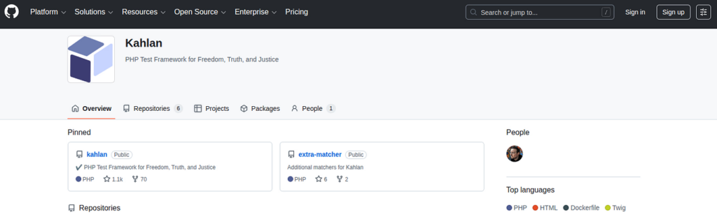 Kahlan - PHP Testing Tools