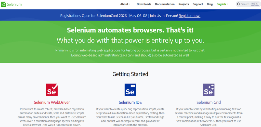 Selenium - PHP Testing Tools