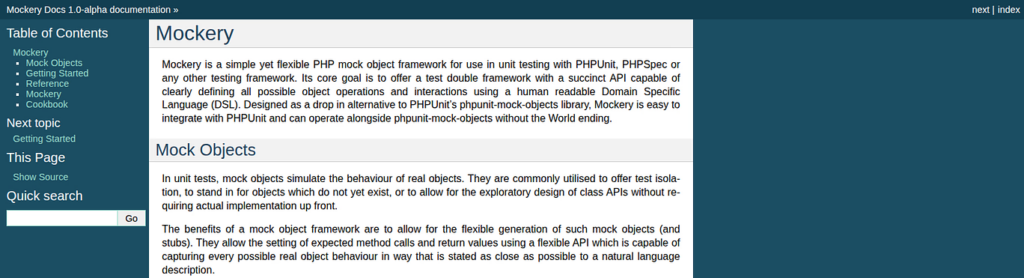 Mockery - PHP Testing Tools