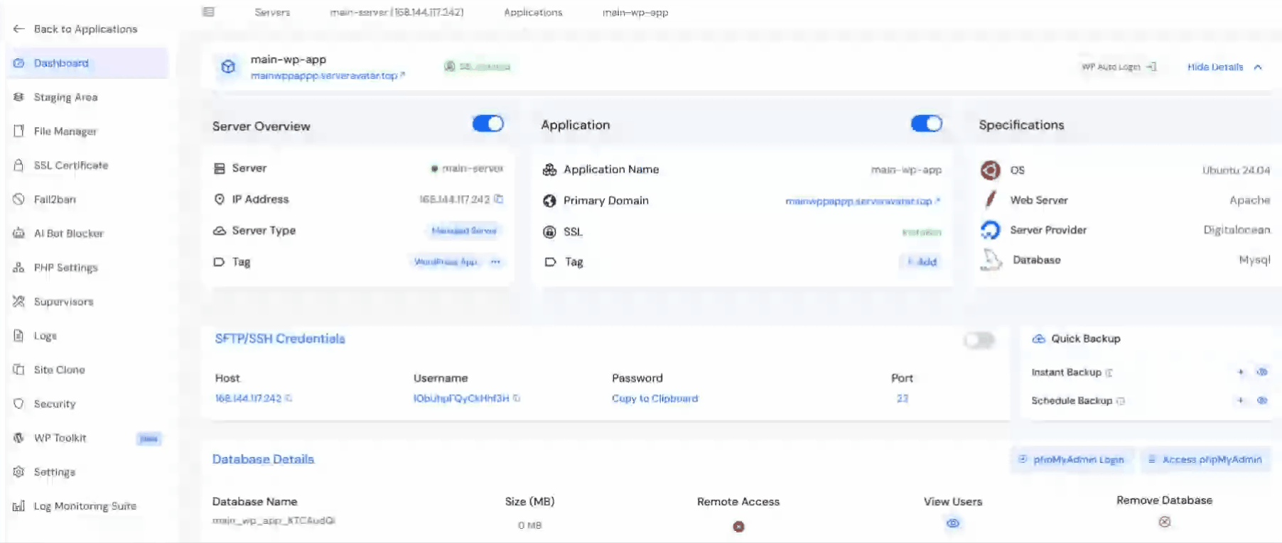 WordPress Toolkit - WordPress Performance