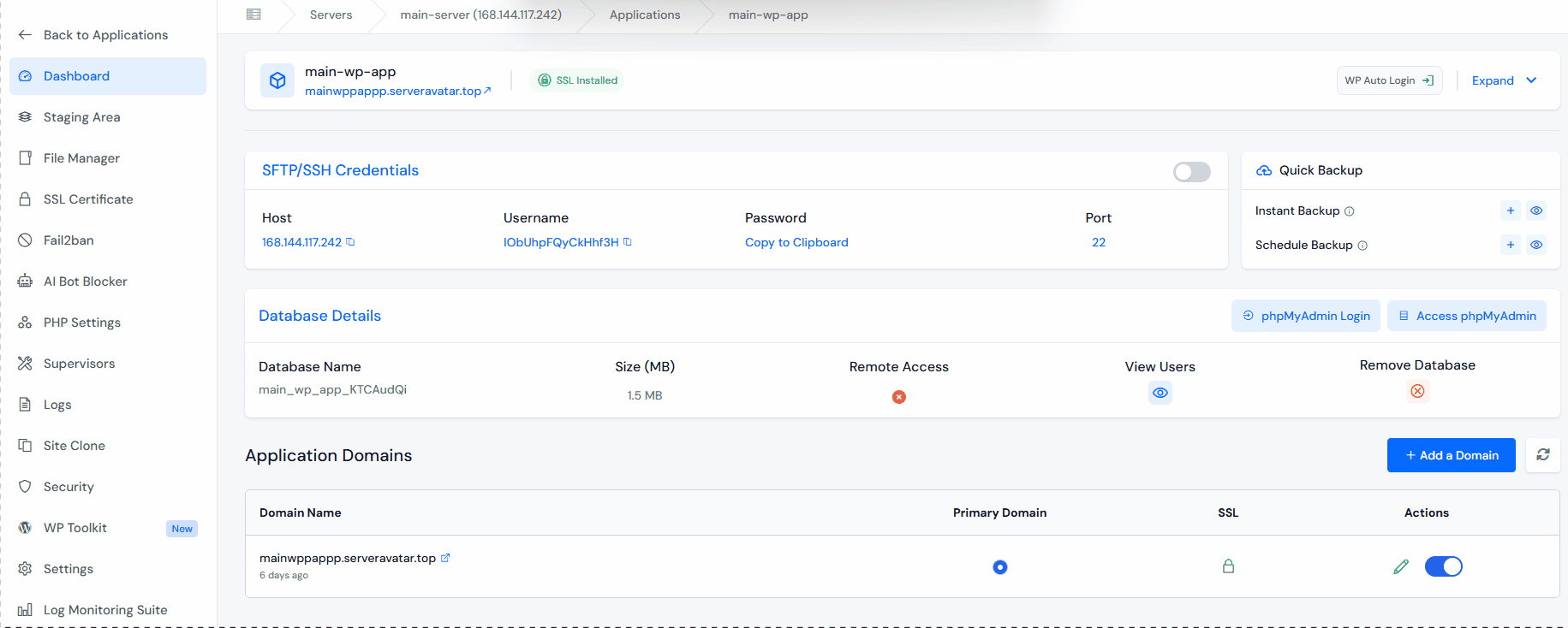 WordPress Search & Replace