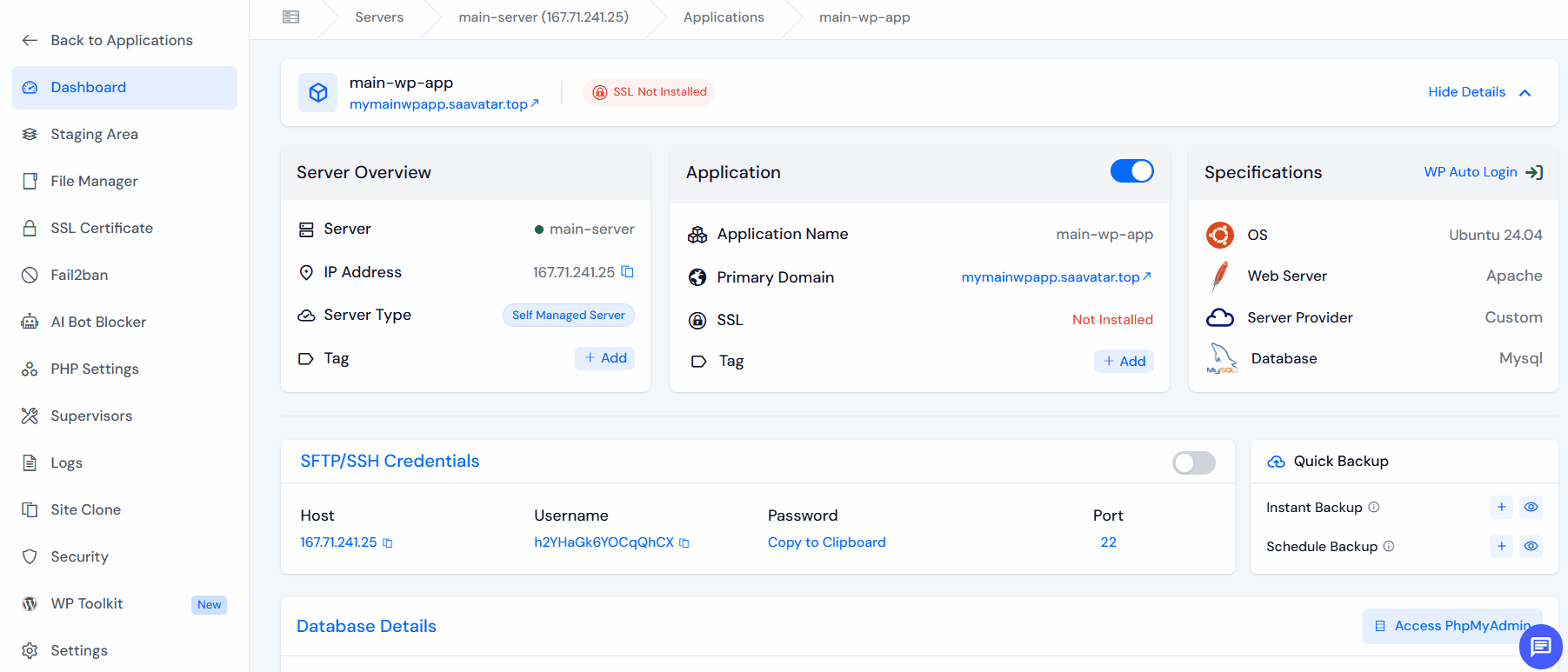 wp toolkit - manage WordPress themes