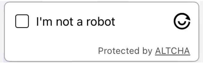 ALTCHA - reCAPTCHA Alternatives