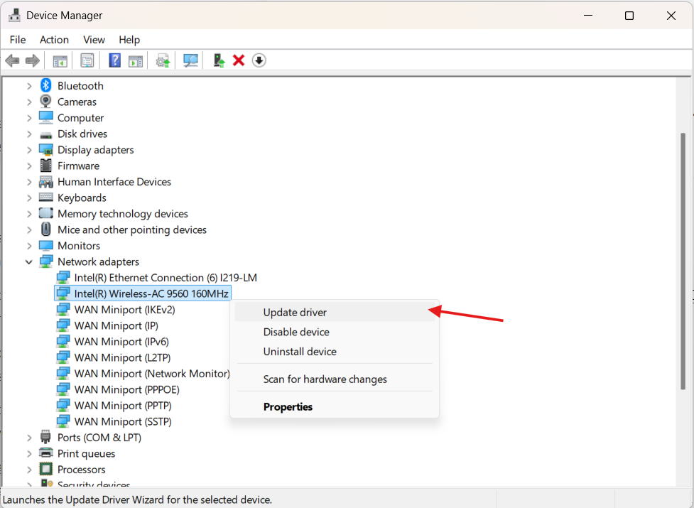 driver update - ERR_NAME_NOT_RESOLVED