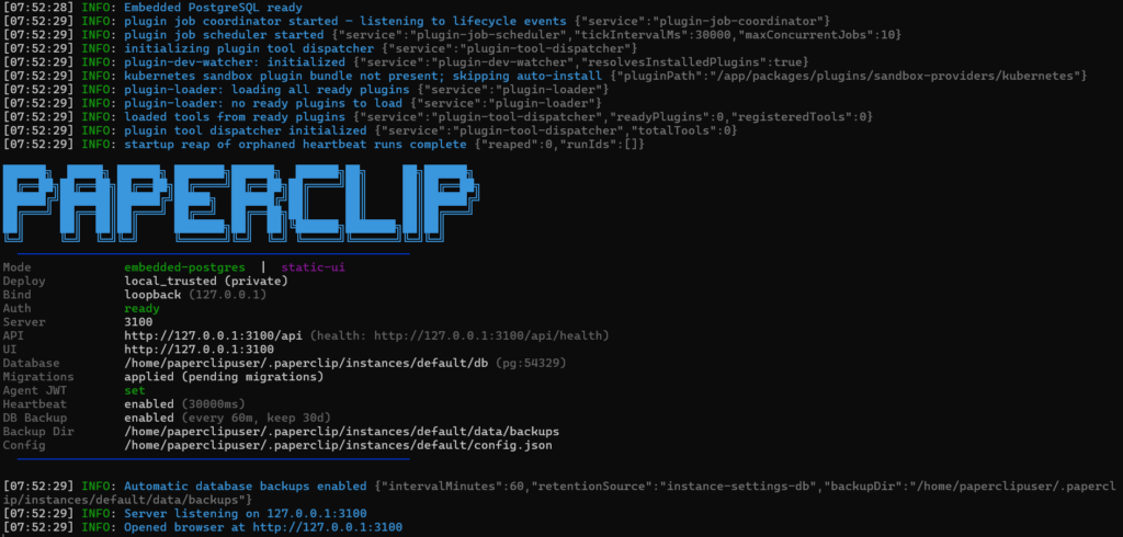 deploy paperclip - Deploy Paperclip