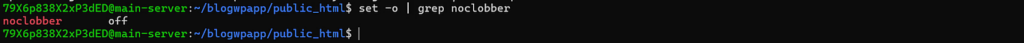 noclobber - Copy and Overwrite Files