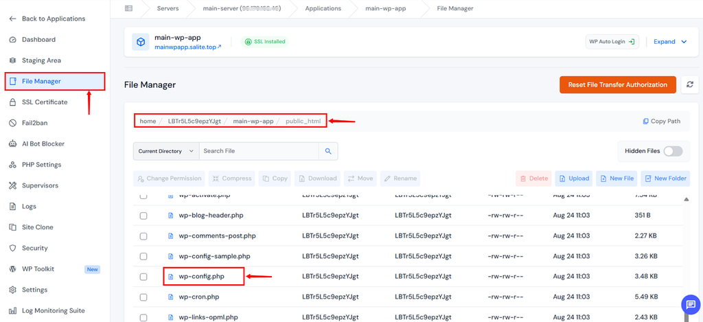 edit wp config from file manager -
WordPress database connection error