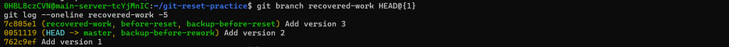 git log