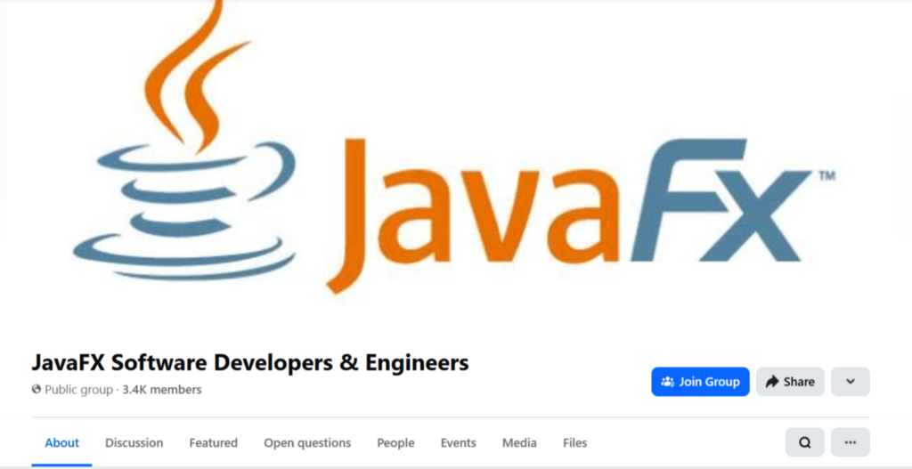 JavaFX Software Developers & Engineers - Facebook Groups