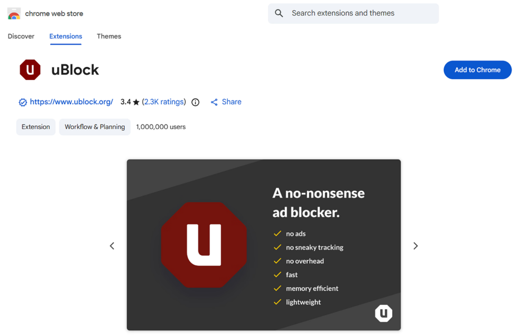 uBlock Origin