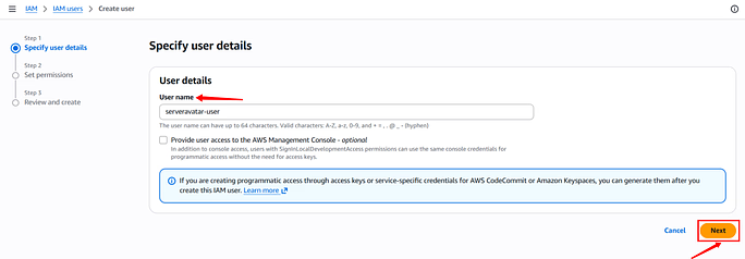 user name - Amazon Lightsail Server