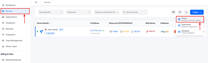 create server